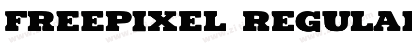 freepixel regular字体转换